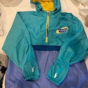 Dutch Bros Blue Raincoat Lightweight Water-Resistant